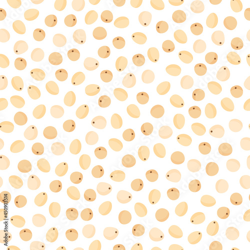 Sorghum vector cartoon seamless pattern for template farmer market design, label and packing.