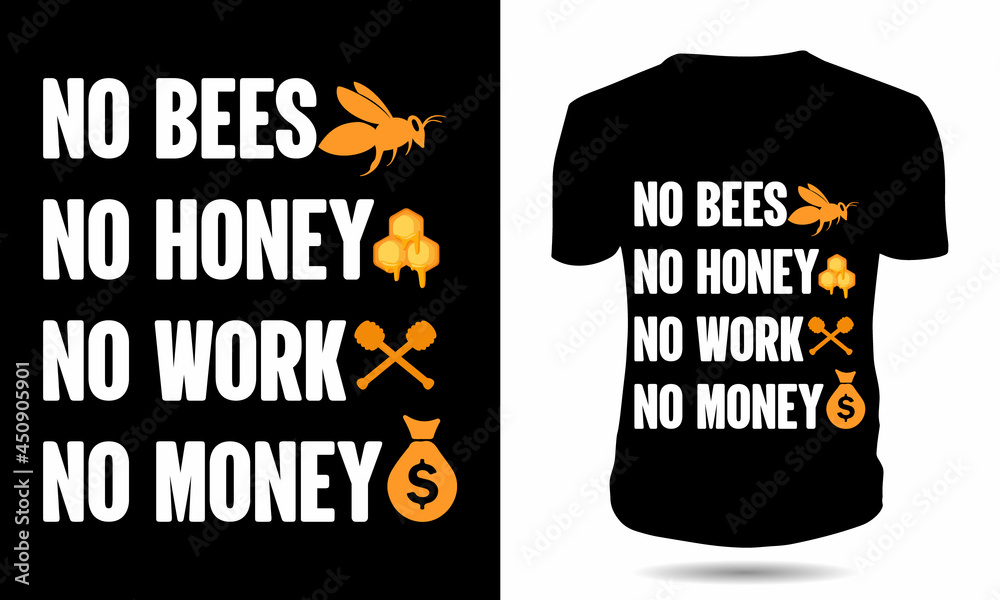 Bee smart bee tshirt design