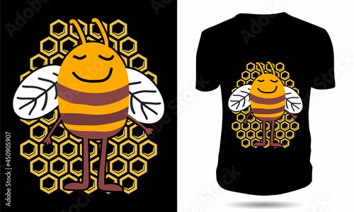 Bee happy for no reason bee tshirt