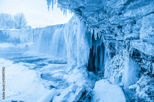 Frozen Jagala Falls - The Niagara Falls of Estonia