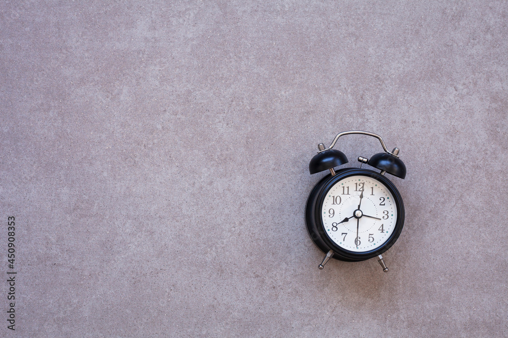 alarm clock on gray background,isolated alarm clock on gray background,isolated