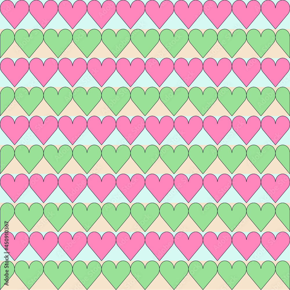 heart pattern heart pattern