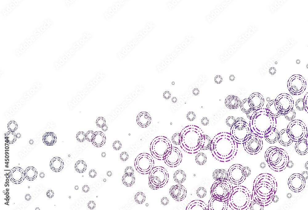 Light Purple, Pink vector pattern with spheres. Light Purple, Pink vector pattern with spheres.