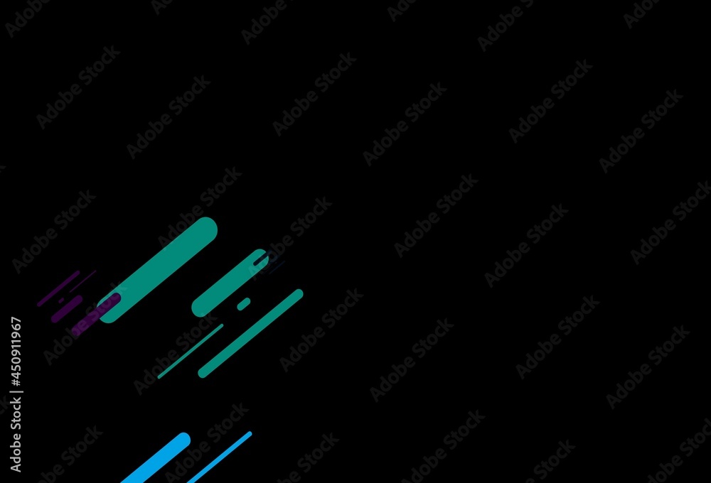 Obraz premium Dark Multicolor, Rainbow vector template with repeated sticks.