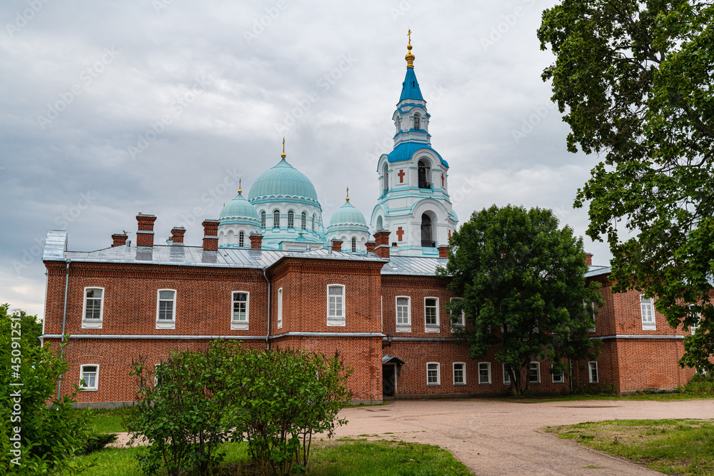 View of the  Savior-Transfiguration Cathedral.