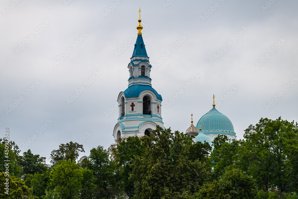 View of the Holy Transfiguration Cathedral from the pier.