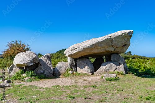 Ile-aux-Moines in the Morbihan gulf, the dolmen of Penhap
 photo