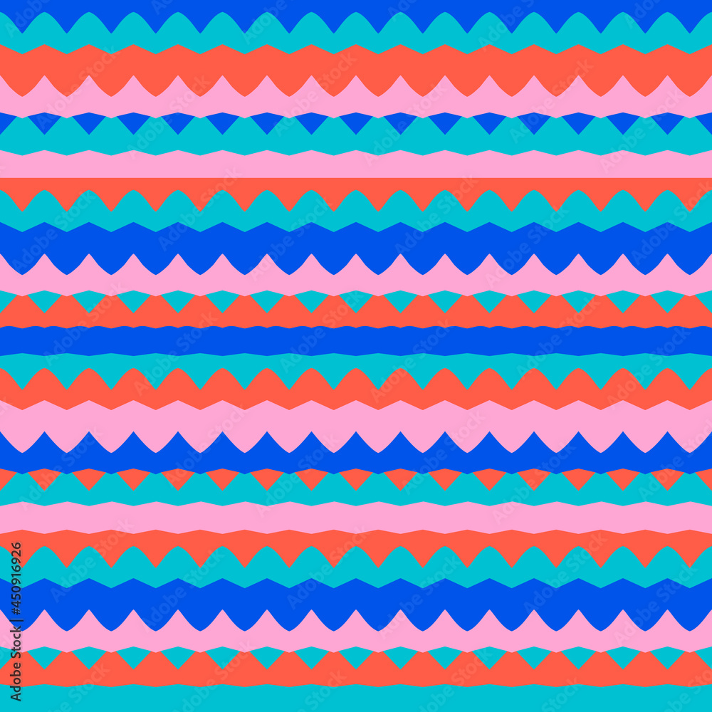Seamless pattern with Horizontal Stripes