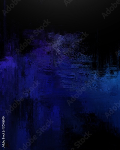 Abstract background with shades of blue and black