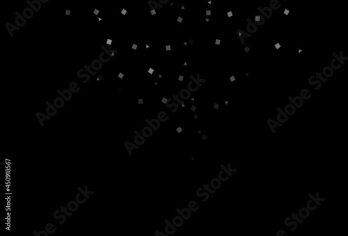 Dark Black vector layout with circles, lines, rectangles.