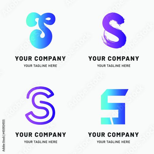 Creative Gradient S Logo Collection