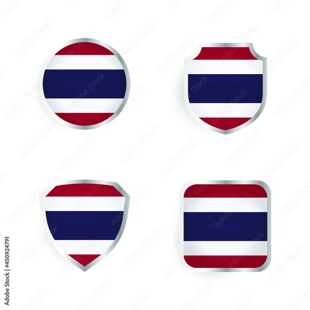 Thailand Country Badge and Label Collection Thailand Country Badge and Label Collection
