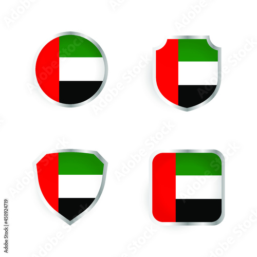 Free Download United Arab Emirates Country Badge and Label Collection - GFXLoad