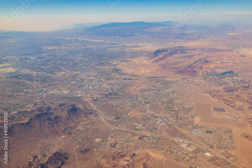 Aerial view of the famous Las Vegas cityscape