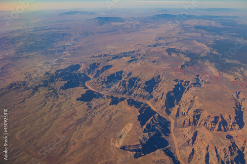 Aerial view of the muddy colorado river © Kit Leong