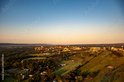 Early Morning Hot Air Balloon Ride of Penn State University  photo