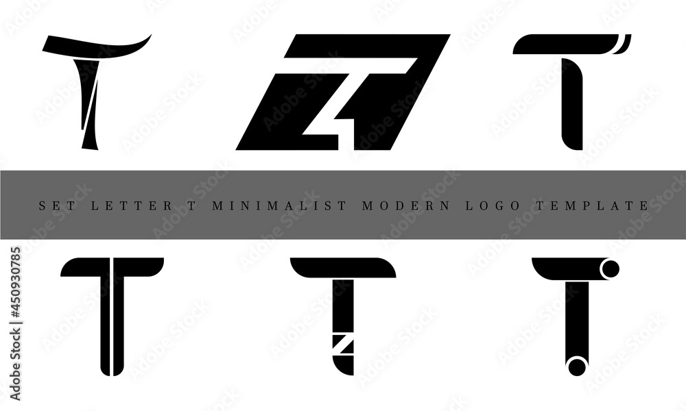 Set Letter T Minimalist Modern Logo Template
Set Letter T Minimalist Modern Logo Template