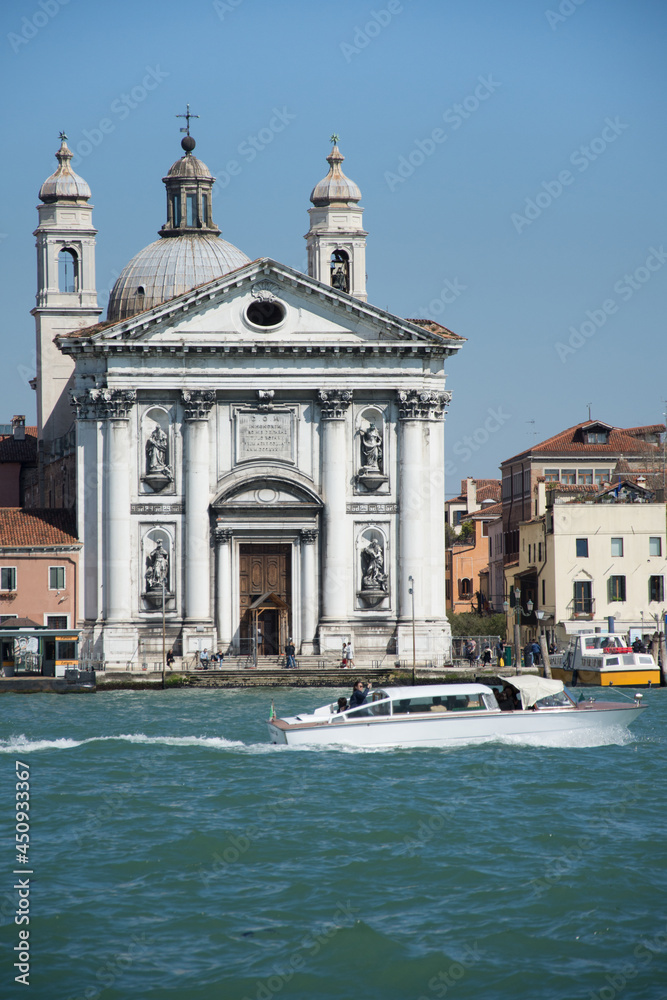 Venetia,Italia, Dorsoduro quarter in  march, 2019,