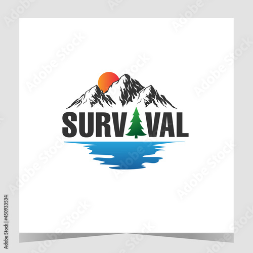 survival logo design