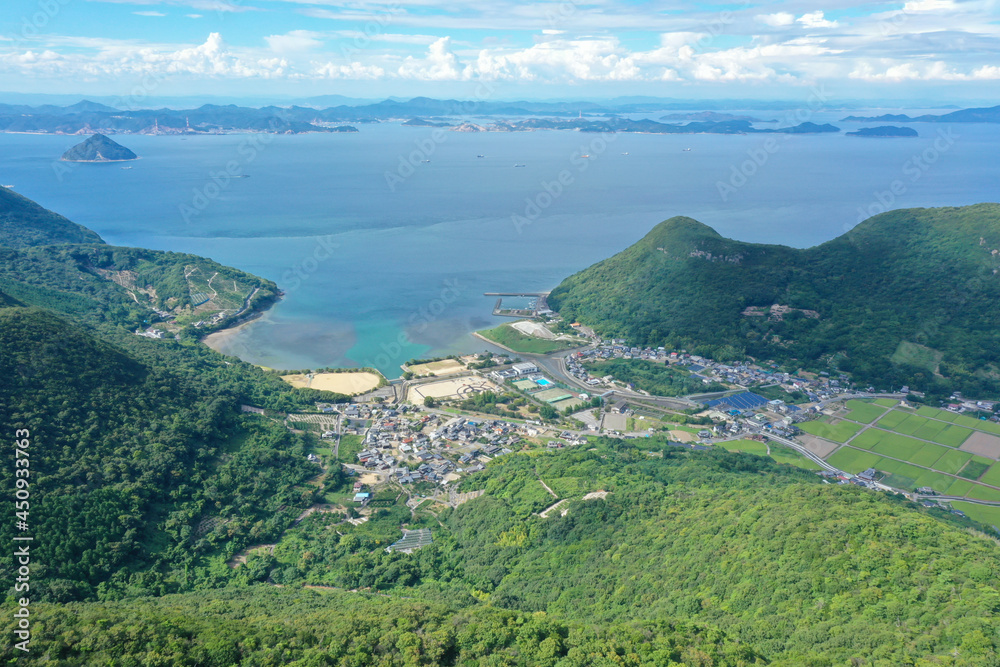 香川県高松市　五色台からの風景