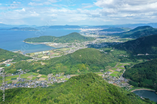 香川県高松市　五色台からの風景