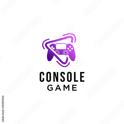 joystick for game vector icon logo design. Game controller Illustration. Cybersport concept. Console gamepad. Suitable for many purposes 