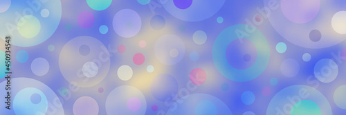 Multicolor vector banner, festive background, bokeh effect