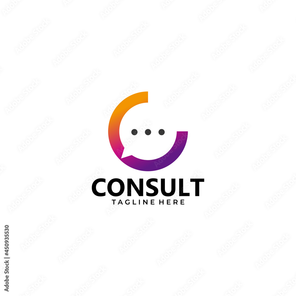 consulting logo icon vector isolated