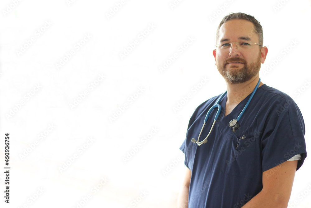 Man Doctor adult medical doctor with glasses, beard, light eyes professional specialist of his work
Man Doctor adult medical doctor with glasses, beard, light eyes professional specialist of his work