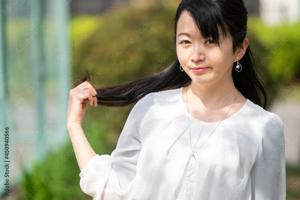 女性ポートレート 日比谷公園 女性ポートレート 日比谷公園