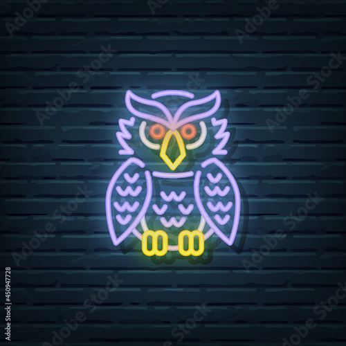 Owl Neon Sign