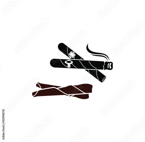 Premium cigar and indian beedi design illustration vector eps format , suitable for your design needs, logo, illustration, animation, etc.