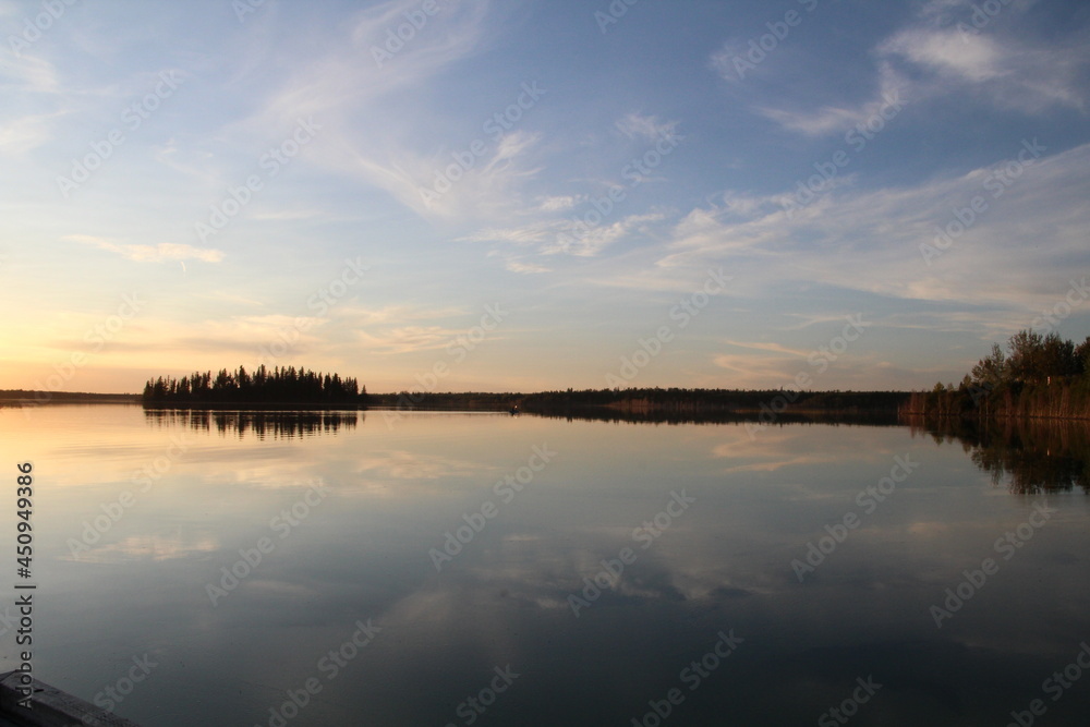 Calm Lake, Elk Island National Park, Alberta
