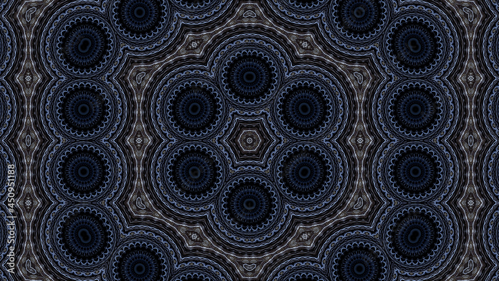 Kaleidoscopic Thread Pattern for Background Kaleidoscopic Thread Pattern for Background