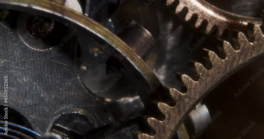 Tilt Up Of Balance Wheel And Gears Turning Inside Antique Pocket Watch Tilt Up Of Balance Wheel And Gears Turning Inside Antique Pocket Watch
