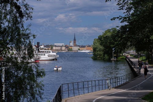 Canvas Print Riddarfjärden Stockholm Sweden