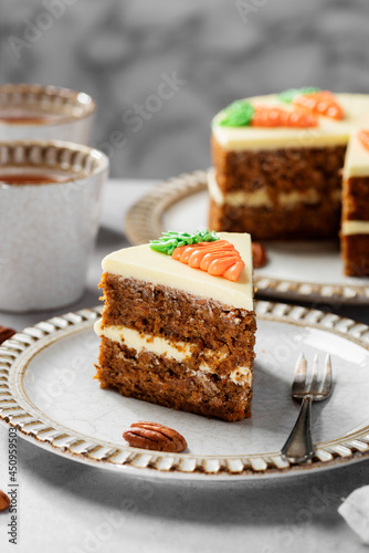 Wallpaper Mural Carrot layered cake with cream cheese frosting decorated with carrots. Torontodigital.ca