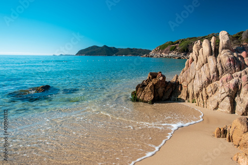 Fototapeta Naklejka Na Ścianę i Meble -  Cala Monte Turno, Sardinia, in a summer day