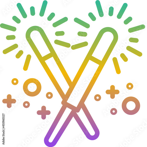 sparkler gradient icon