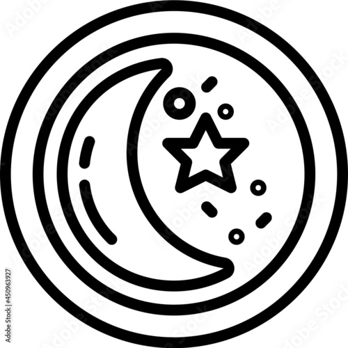 islam line icon