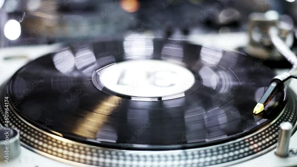 Vinyl record spinning. Vinyl Turntable Record players Audio. Vinyl record spinning. Vinyl Turntable Record players Audio.