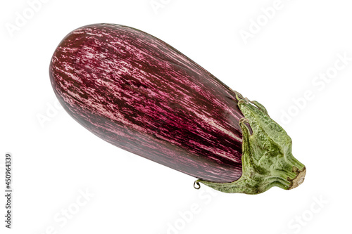 Wallpaper Mural ripe organic eggplant isolated on white Torontodigital.ca