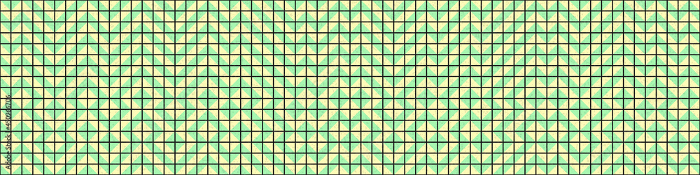 Fototapeta premium Abstract Geometric Pattern generative computational art illustration