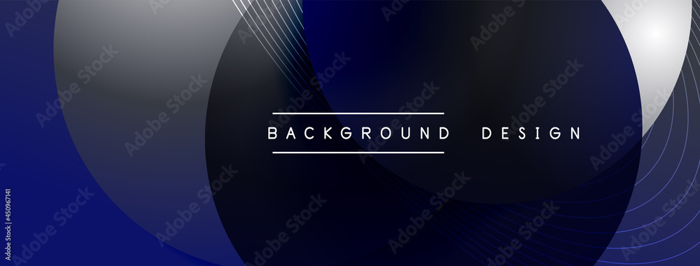 Gradient circles with shadows. Vector techno abstract background. Modern overlapping forms wallpaper background, design template Gradient circles with shadows. Vector techno abstract background. Modern overlapping forms wallpaper background, design template