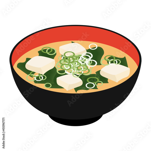 豆腐とわかめの味噌汁