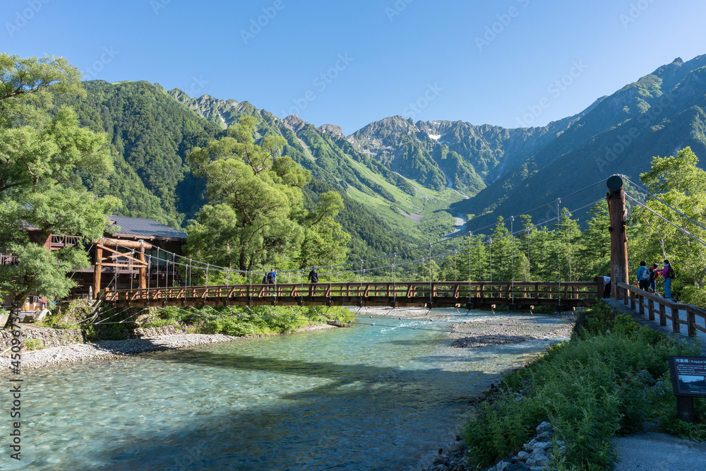 上高地の河童橋 上高地の河童橋