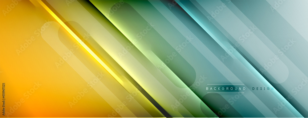 Abstract background - lines composition created with lights and shadows. Technology or business digital template. Trendy simple fluid color gradient abstract background with dynamic Abstract background - lines composition created with lights and shadows. Technology or business digital template. Trendy simple fluid color gradient abstract background with dynamic