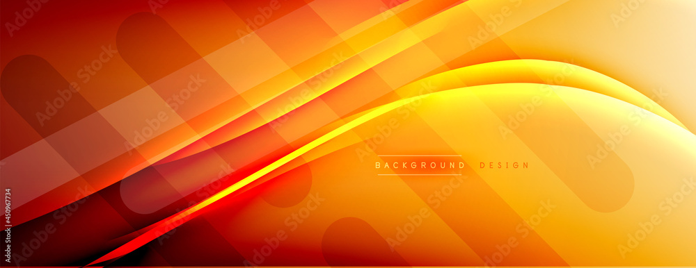 Abstract background - lines composition created with lights and shadows. Technology or business digital template. Trendy simple fluid color gradient abstract background with dynamic Abstract background - lines composition created with lights and shadows. Technology or business digital template. Trendy simple fluid color gradient abstract background with dynamic