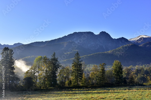 Zakopane, panorama, mountain to the Tatra Mountains, rest in Poland