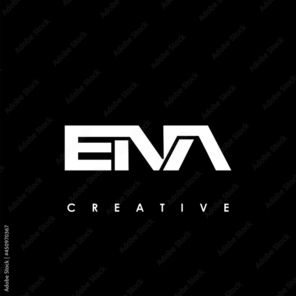 ENA Letter Initial Logo Design Template Vector Illustration